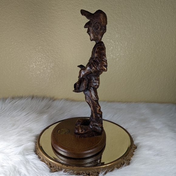 Ducks Unlimited Doug Dutenhoeffer Signed Wooden Hunting Sculpture Wood Vintage - Picture 2 of 10